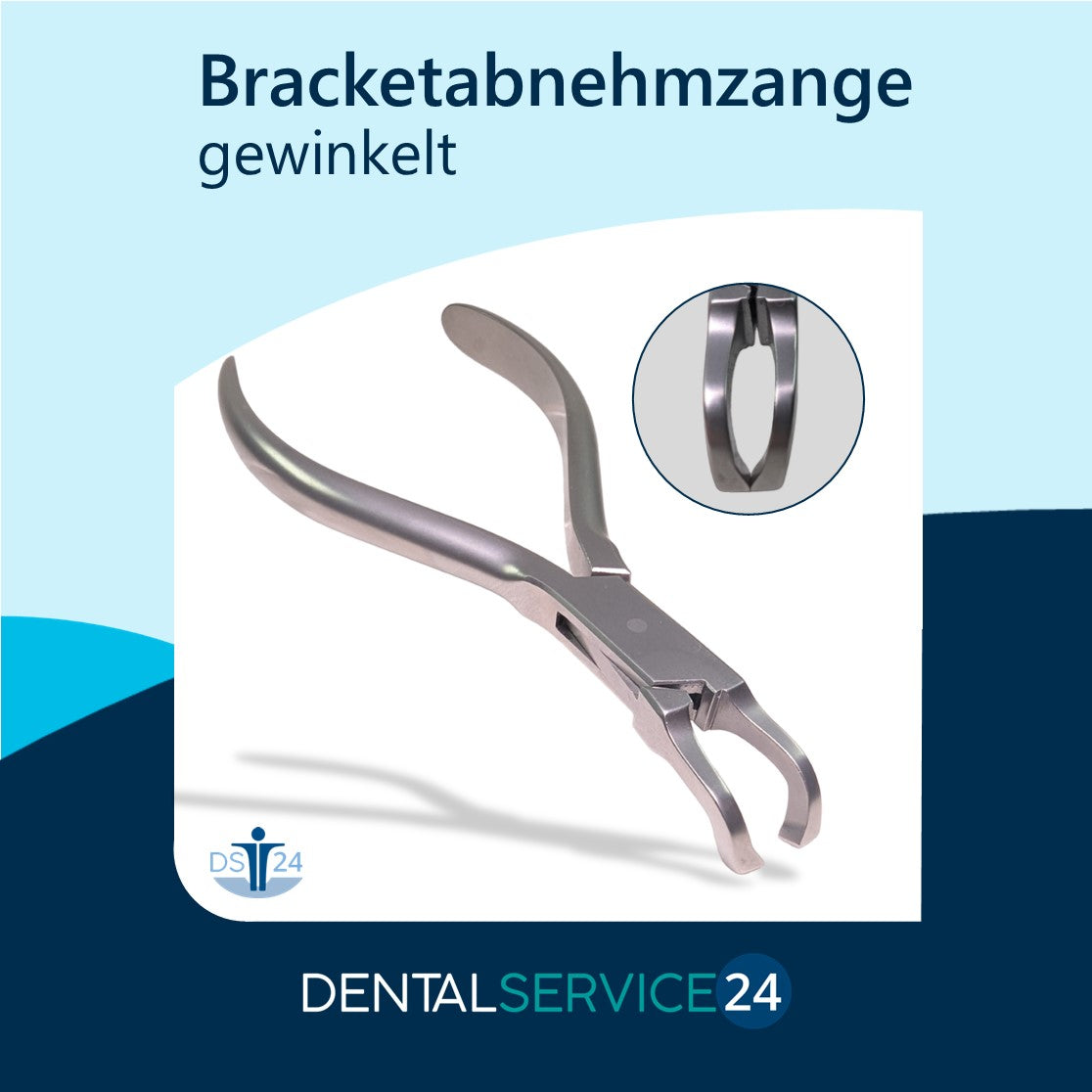 Zange zur Bracket Entfernung (Bracketabnehmzange), abgewinkelt