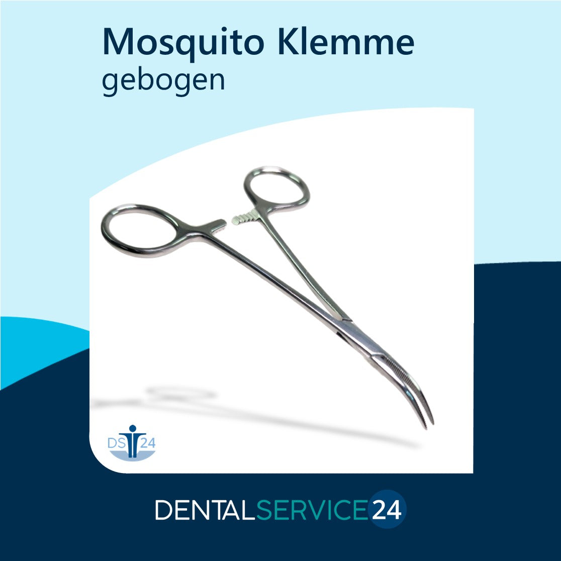 Mosquitoklemmen, gerade und gebogen