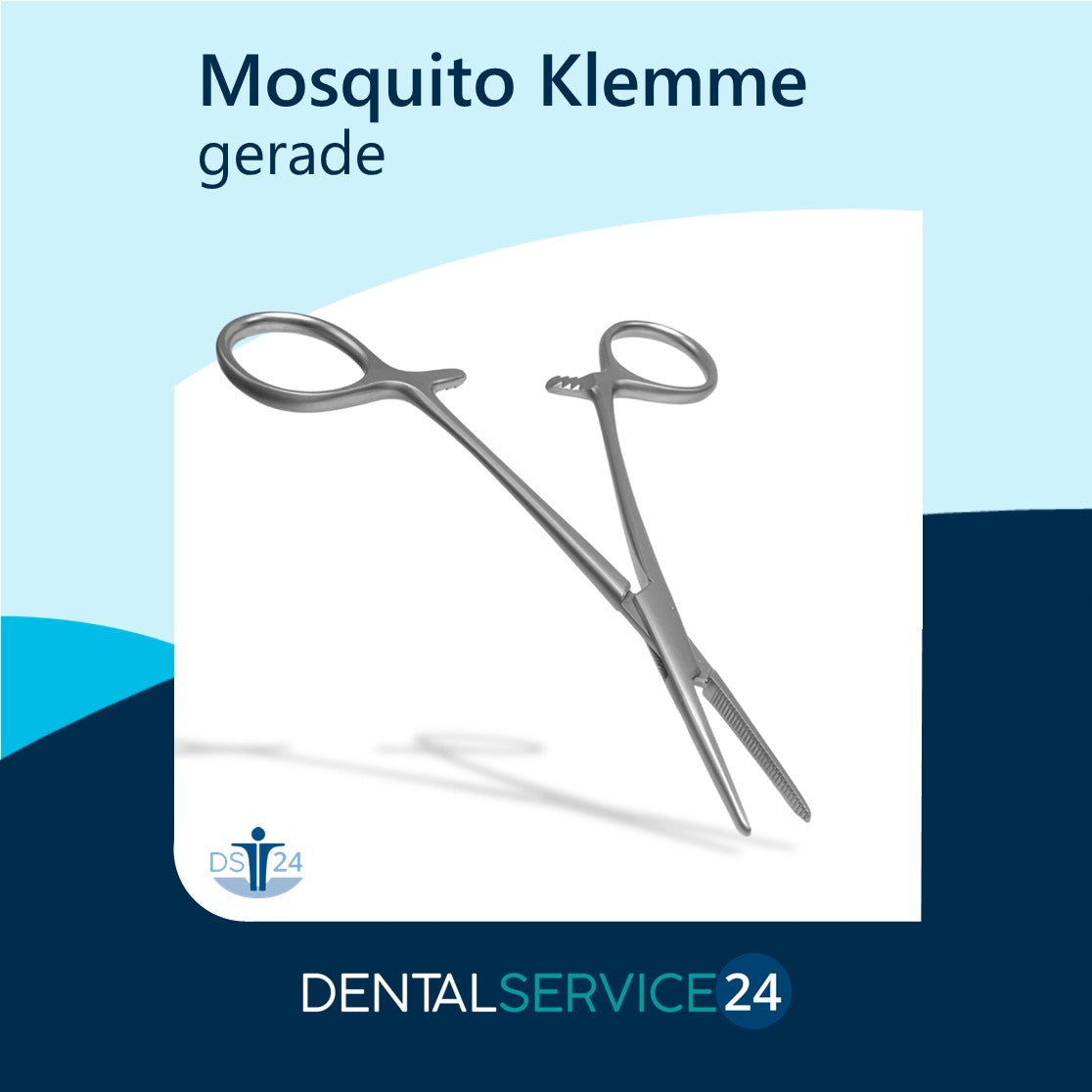 Mosquitoklemmen, gerade und gebogen