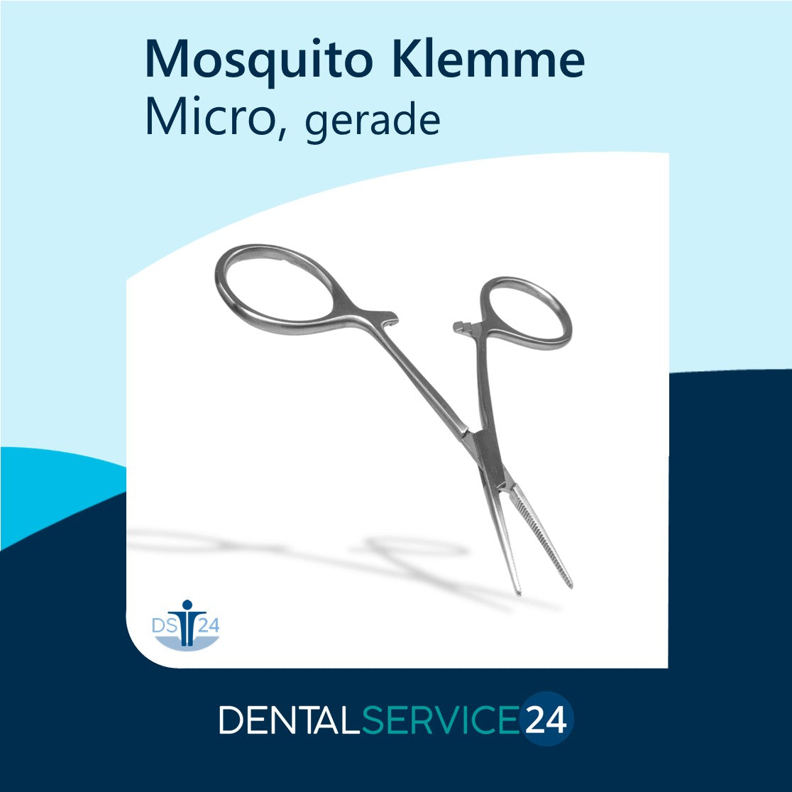 Mosquitoklemmen, gerade und gebogen