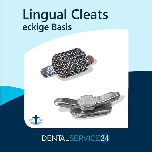 Bondable Lingual Cleats Metall (runde oder eckige Basis)