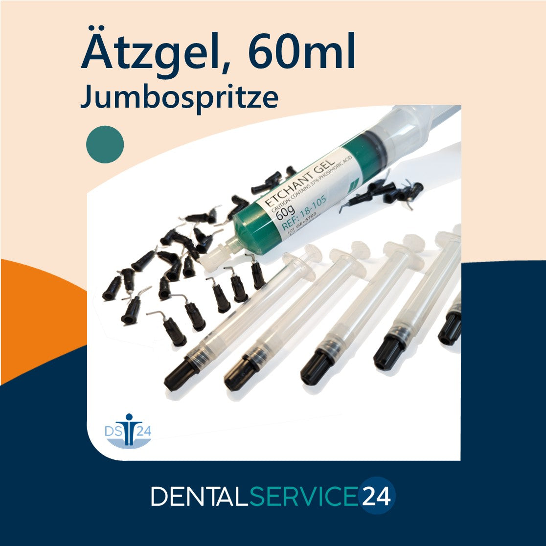Ätzgel Jumbospritze 60ml 37% Phosphorsäure