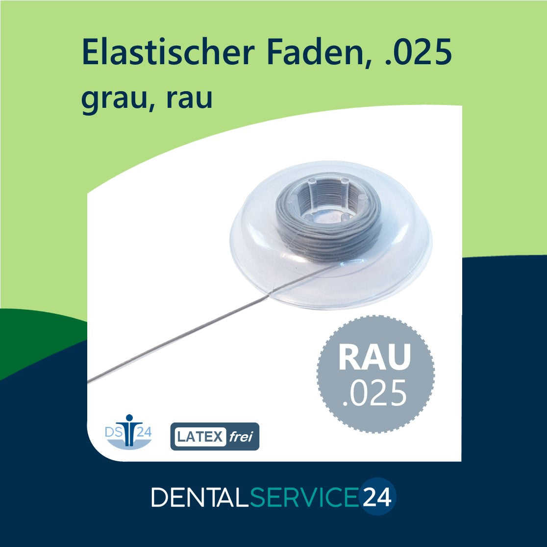Elastischer Faden rau