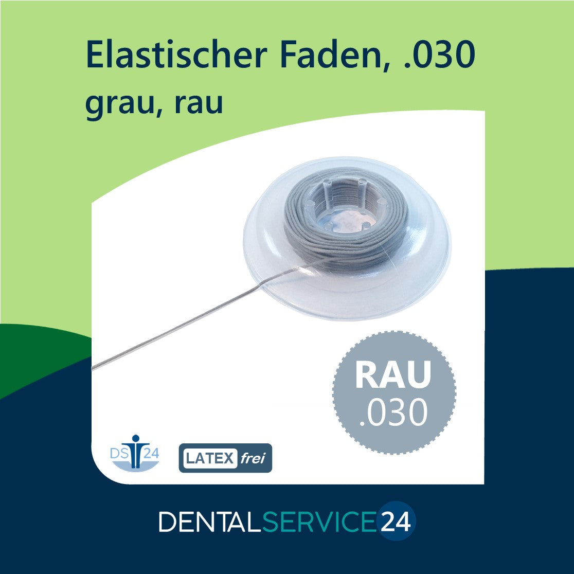 Elastischer Faden rau