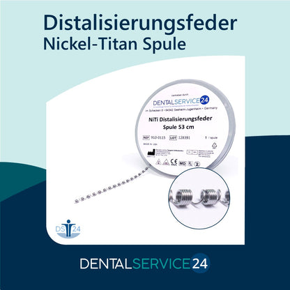Nickel-Titanium Distalisierungsfeder