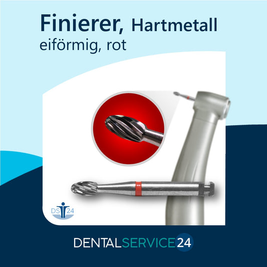 Hartmetall Finierer/Fräser -eiförmig- Schaft: 204 RA