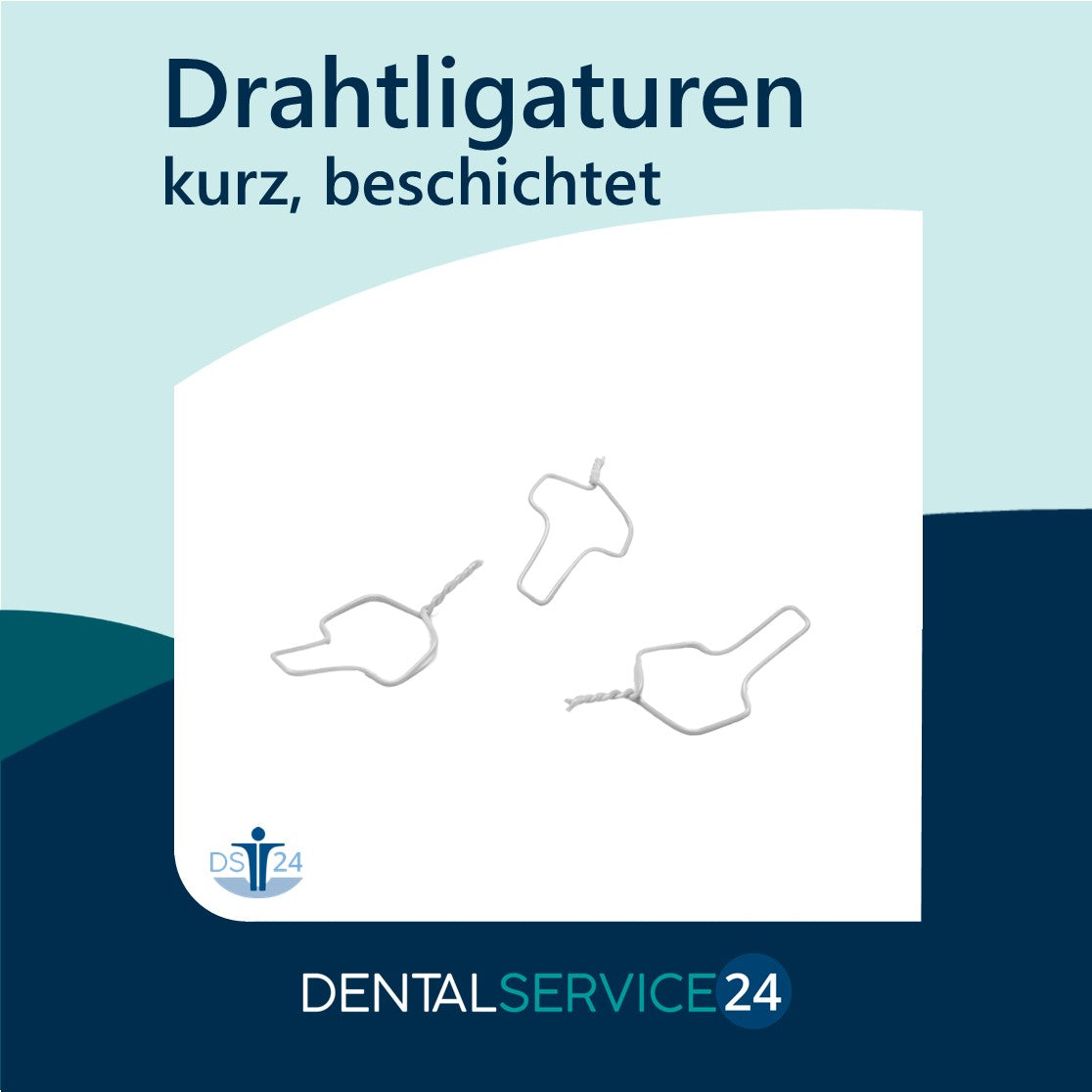 Drahtligaturen kurz/lang (auch beschichtet) | Kobayashi Ligaturen kurz/lang