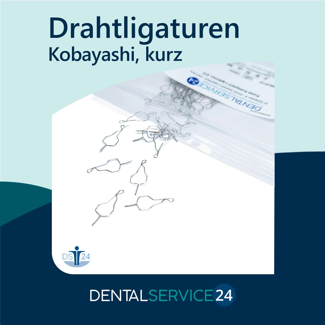 Drahtligaturen kurz/lang (auch beschichtet) | Kobayashi Ligaturen kurz/lang
