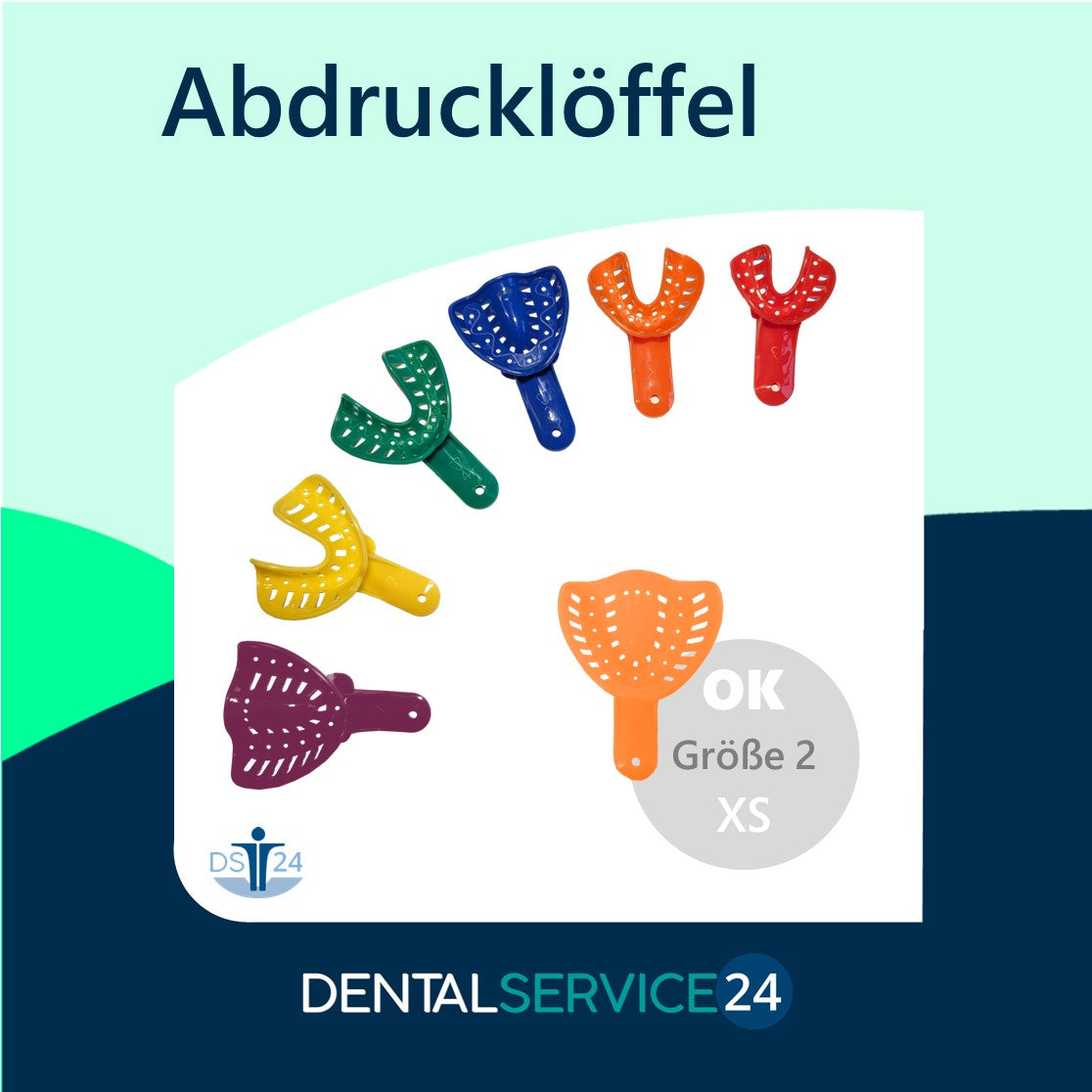 Kunststoff Abdrucklöffel
