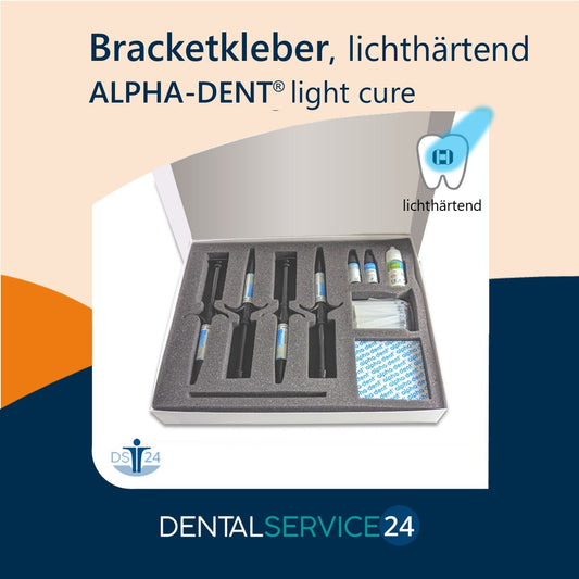Bracket Kleber Light Cure Kit 4x5 g in Spritzen 2x3ml Bonding 7ml Ätzgel flüssig