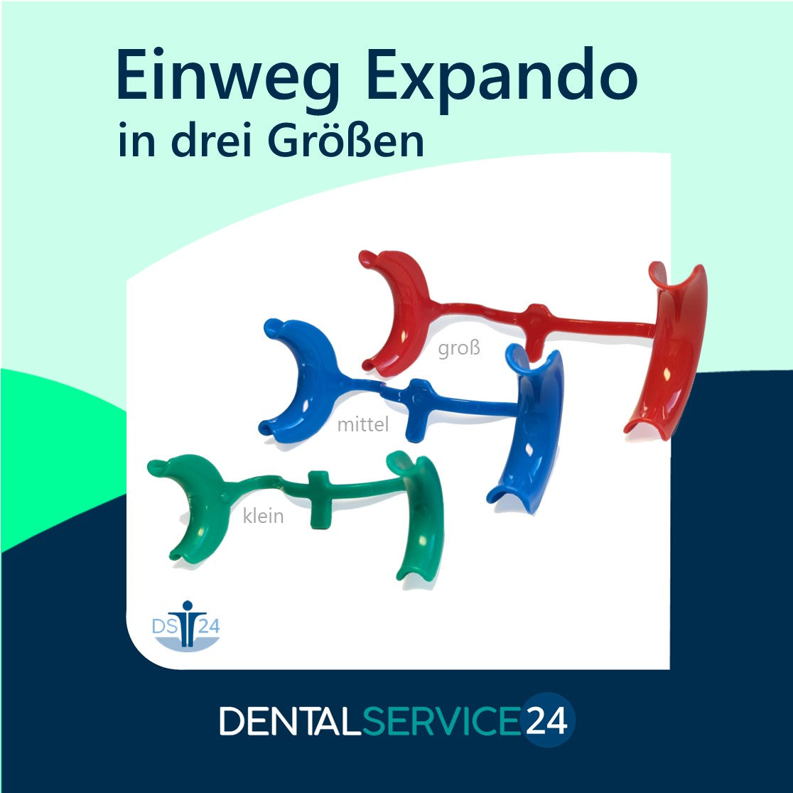 Einweg Expando in 3 verschiedenen Größen