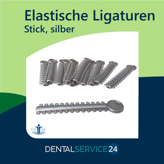 Elastische Ligaturen auf Stick | .012 | 1.040 Ligaturen | 40 Stick Packung