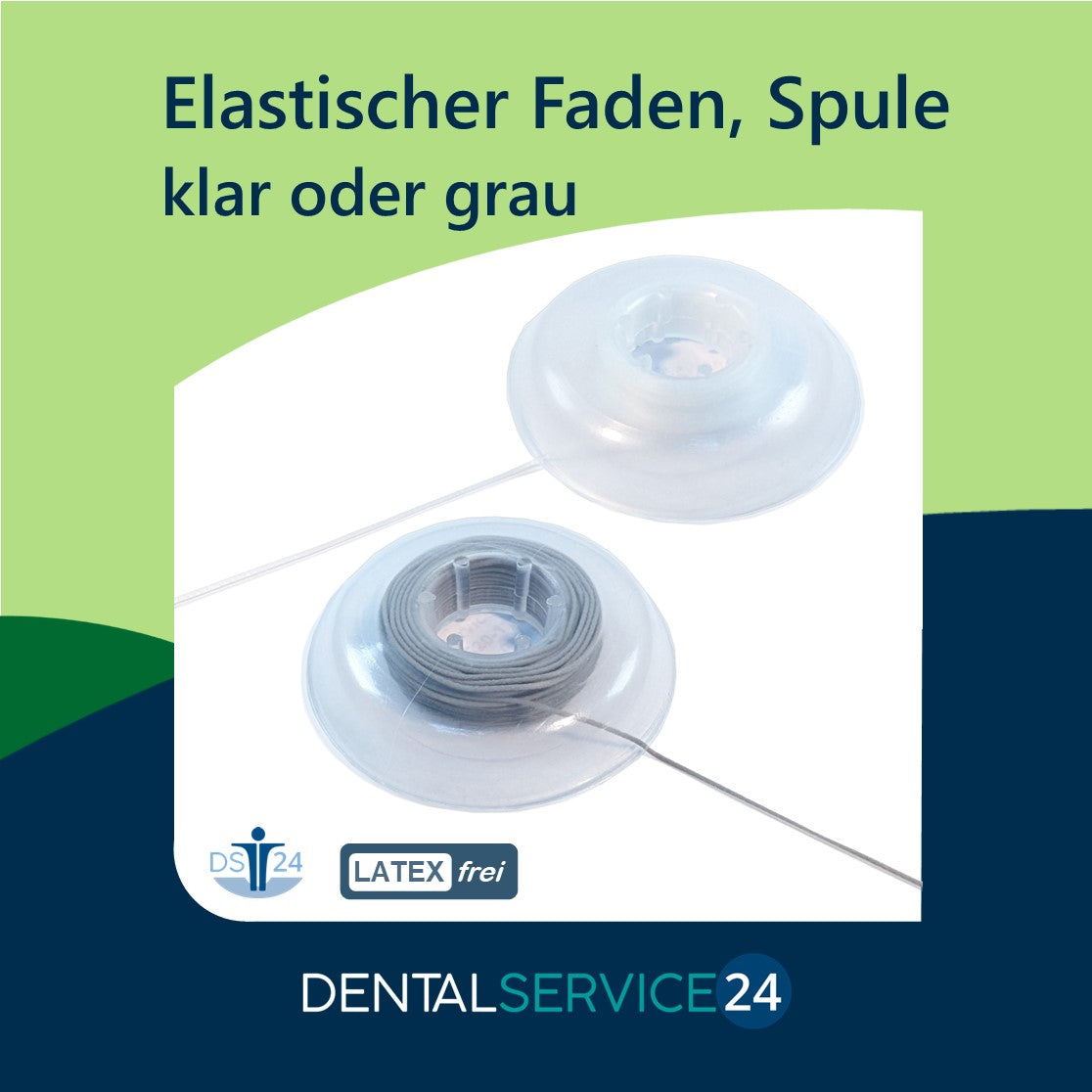Elastischer Faden rau