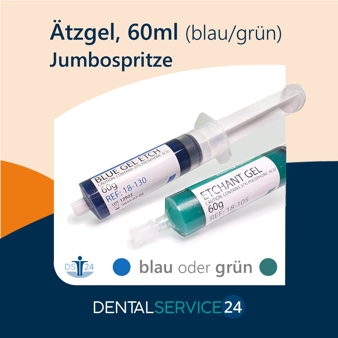 Ätzgel Jumbospritze 60ml 37% Phosphorsäure