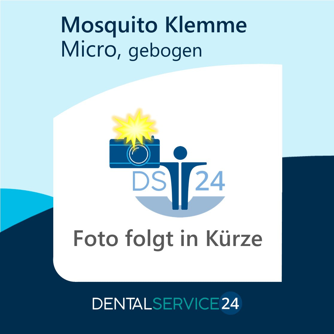 Mosquitoklemmen, gerade und gebogen