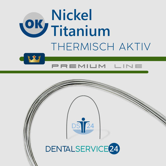 KFO Dental Nickel-Titan Bogen rund thermisch aktiv (NiTi)