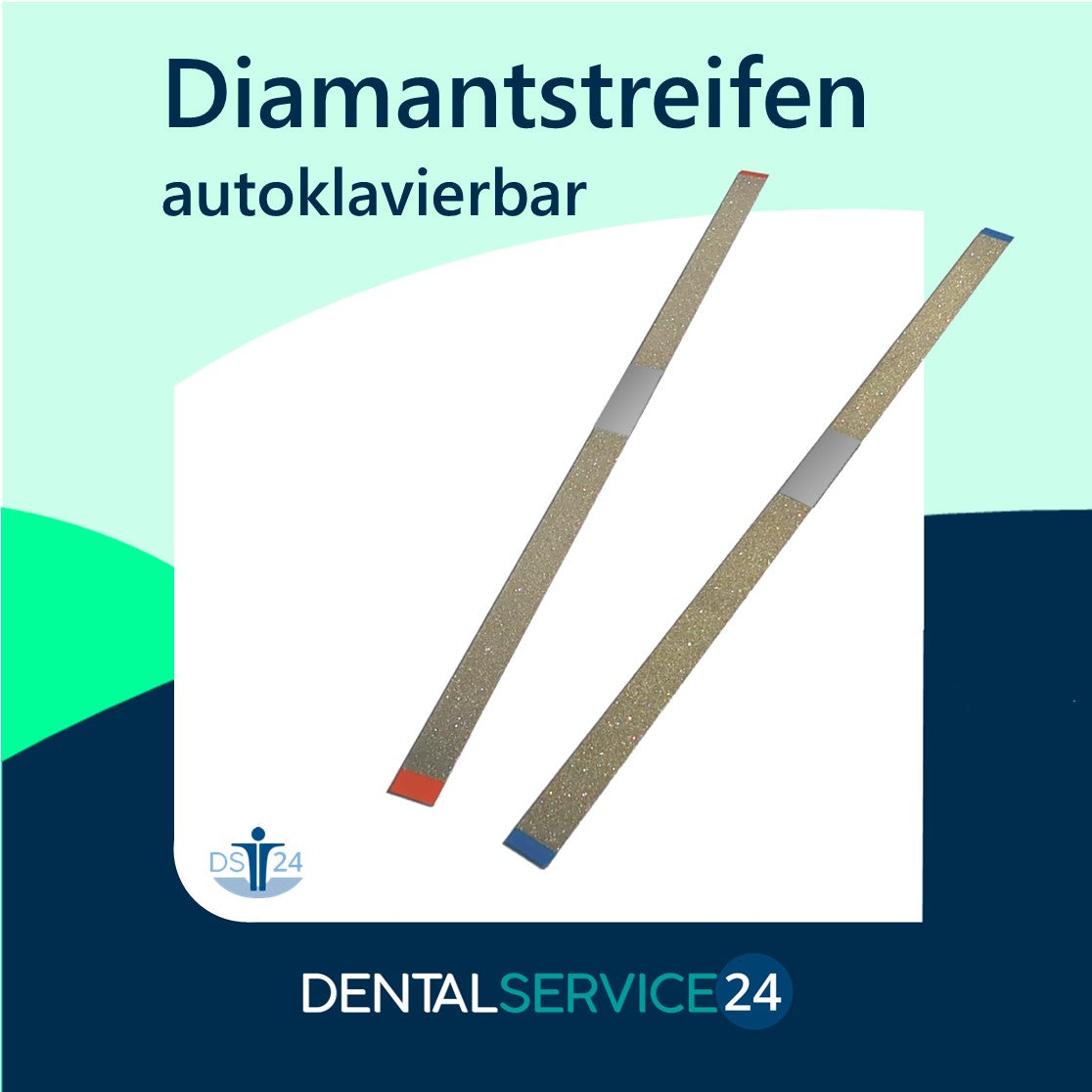 Diamantstreifen Separierstreifen Stripstreifen | doppelseitig | Körnung 30µm und 40µm