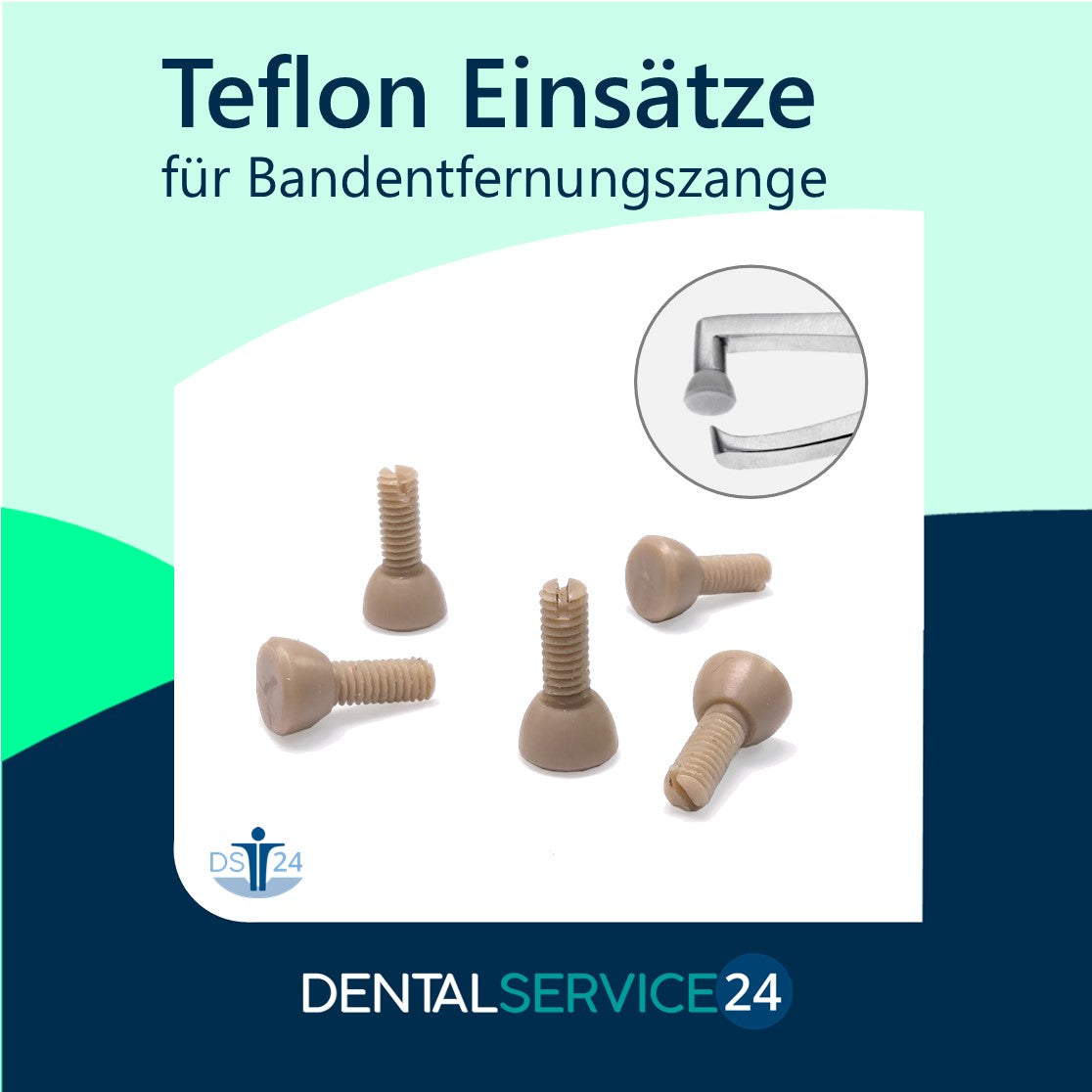 Tefloneinsätze für Bandentfernungszange