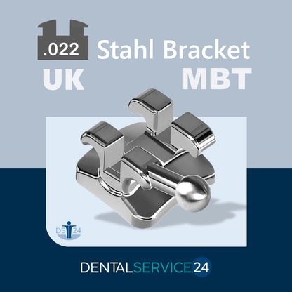 Nachfüll-Set einer Sorte Stahl-Brackets | MBT | .018 .022 - OK/UK | 5 Stück/Pack