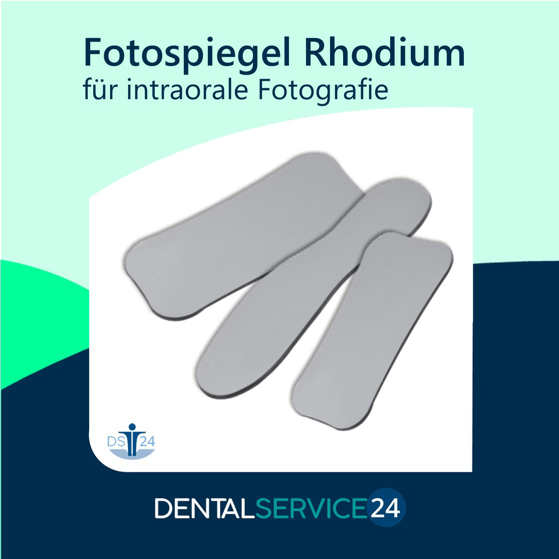 Fotospiegel Rhodium beschichtet