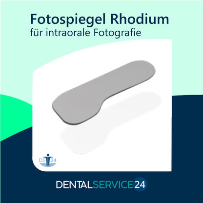 Fotospiegel Rhodium beschichtet