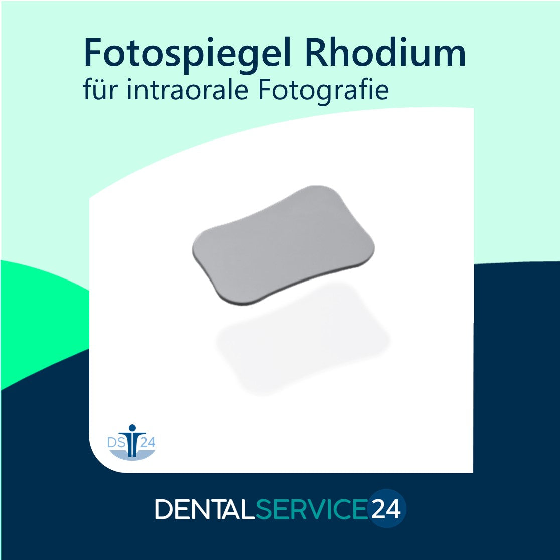 Fotospiegel Rhodium beschichtet