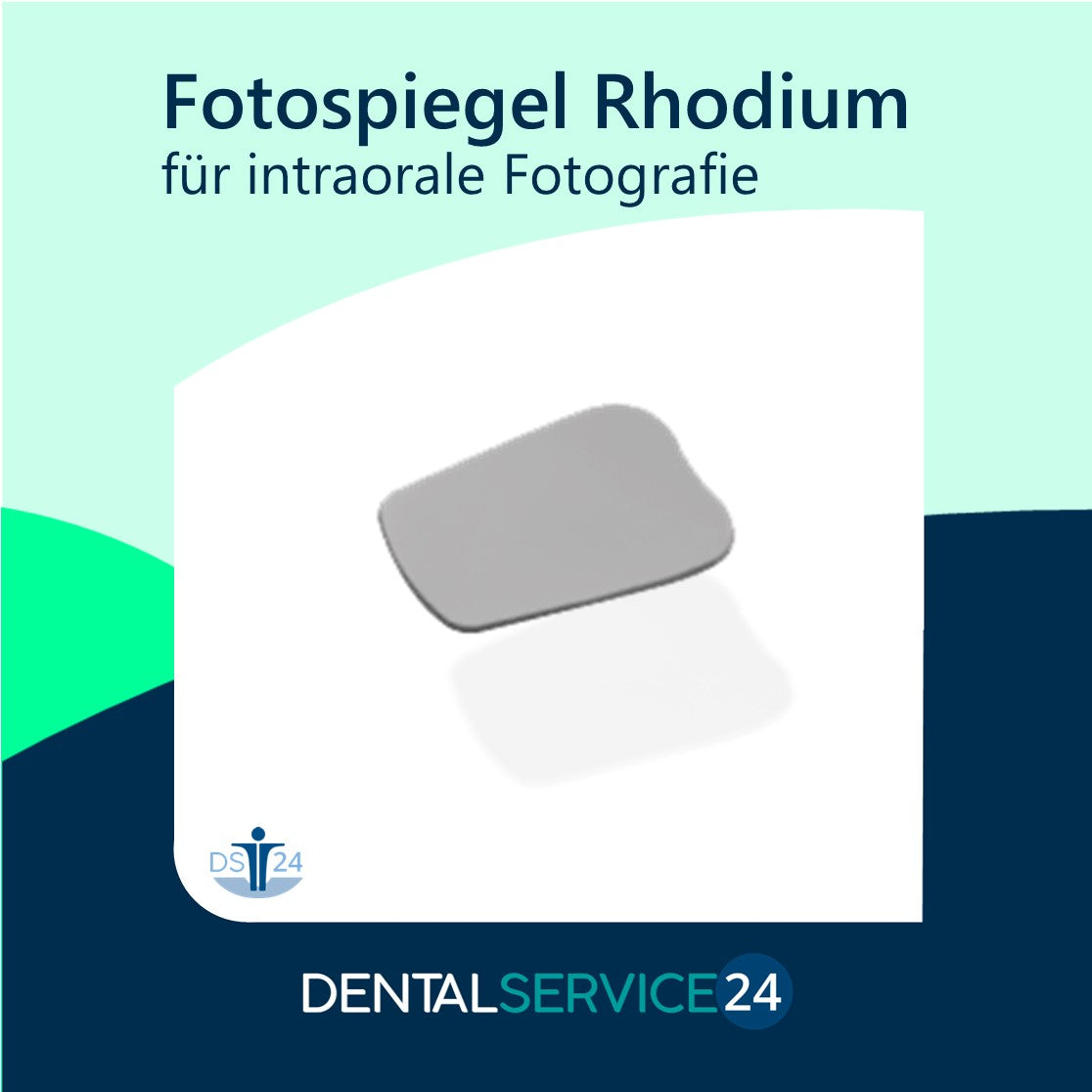 Fotospiegel Rhodium beschichtet