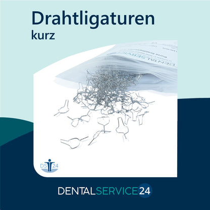 Drahtligaturen kurz/lang (auch beschichtet) | Kobayashi Ligaturen kurz/lang