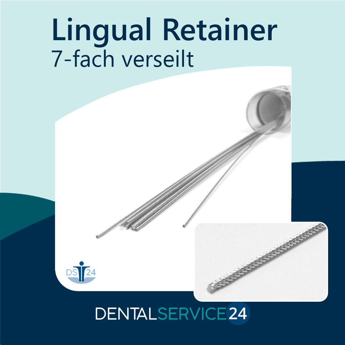 Lingual Retainer Dead Soft 7fach rund .0195