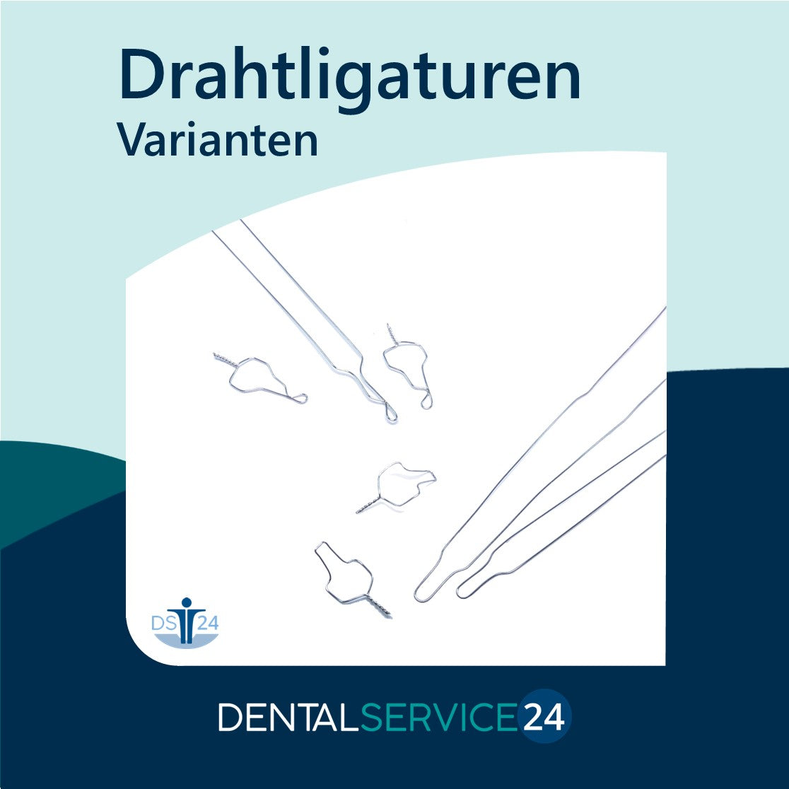 Drahtligaturen kurz/lang (auch beschichtet) | Kobayashi Ligaturen kurz/lang