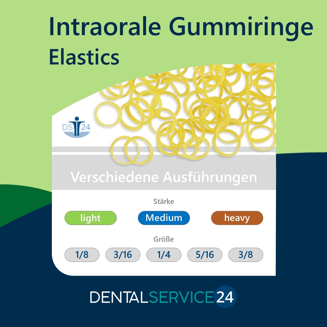 Intraorale Gummiringe