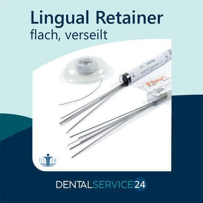 Lingual Retainer mehrfach verseilt, flach, bleitot