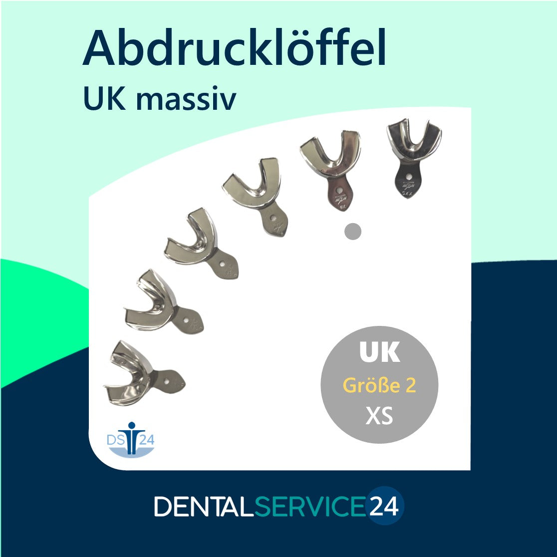 Abdrucklöffel | OK/UK | Metall | perforiert oder solide