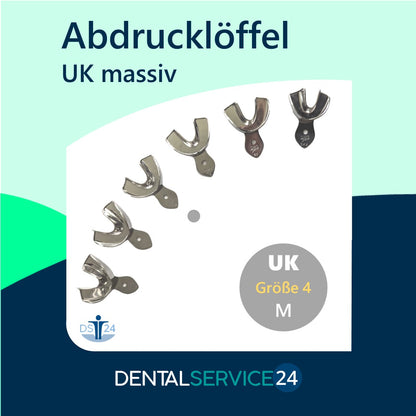 Abdrucklöffel | OK/UK | Metall | perforiert oder solide