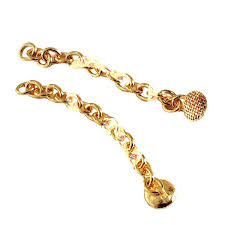 Zugkette Gold mit runder Basis (Eruptionskette)