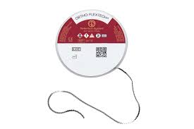 Ortho Flextech Weissgold Retainerkette 75cm
